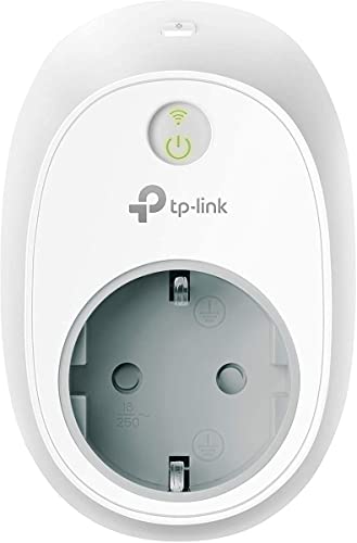 TP-Link HS100 - Enchufe Inteligente para Controlar Sus Dispositivos Desde Cualquier Lugar, sin Necesidad de Concentrador, Funciona con Amazon Alexa y Google Home e Ifttt, Wi-Fi Ready