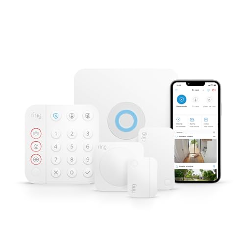 Kit de Ring Alarm - S | Sistema de seguridad para el hogar con alarma y vigilancia asistida opcional - Sin compromisos a largo plazo | Compatible con Alexa | Ring Protect 30 días gratis