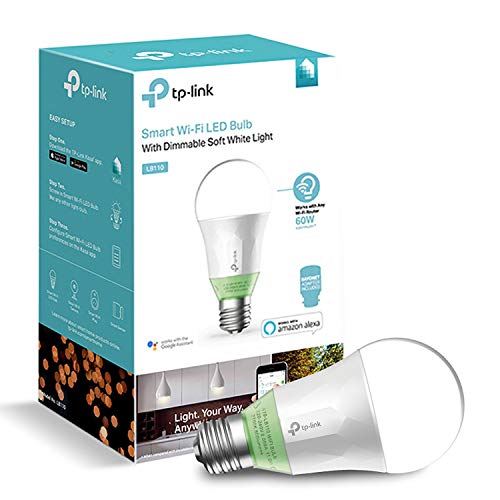 TP-LINK - Bombilla LED inteligente, Wi-Fi, E27, 10 W [clase energética A+], Dimmable Soft Warm White, E27, 10 wattsW